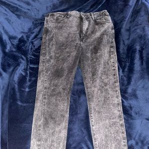 Grey, Dark Wash Jeans